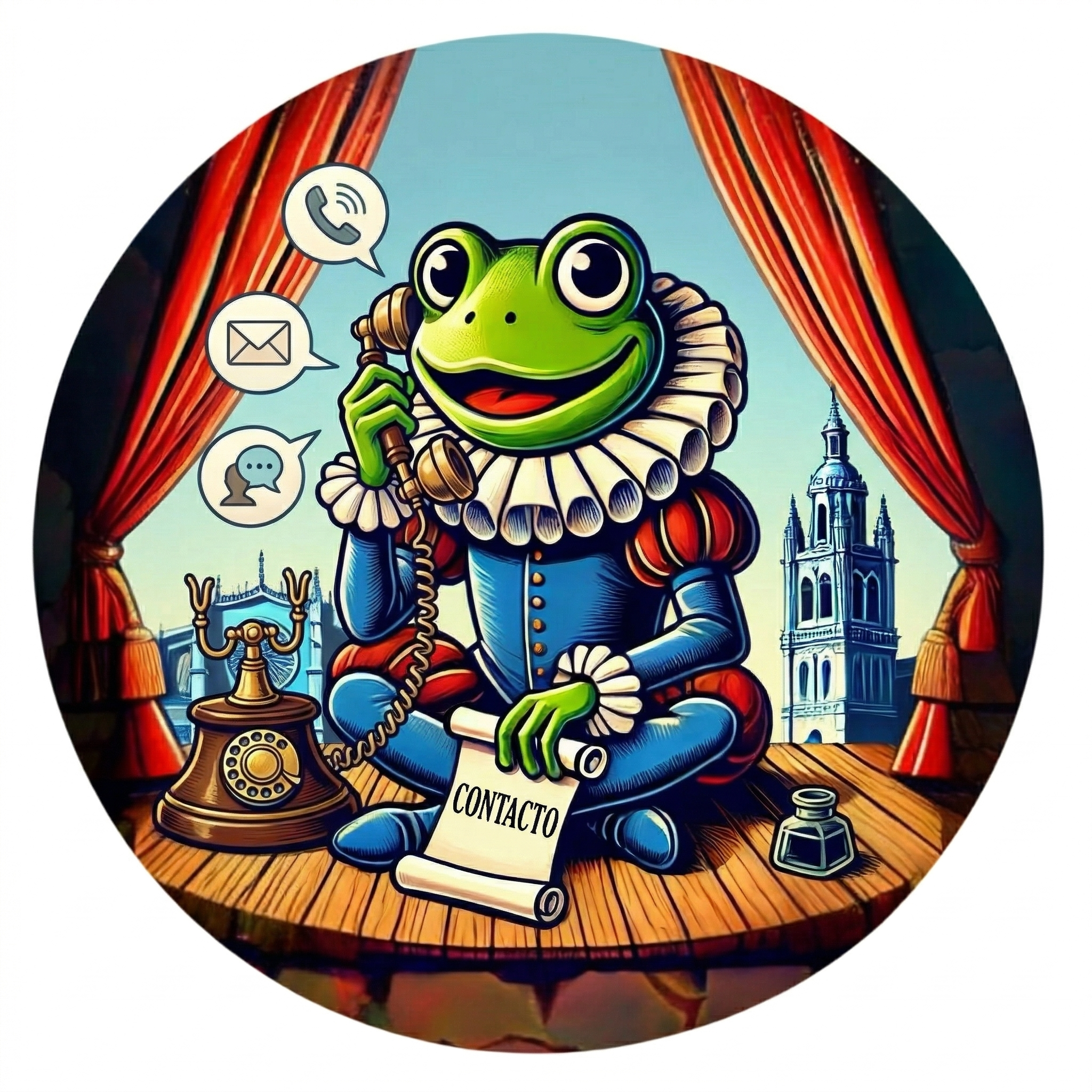 Imagen representativa de la Asociación Cultural Rana y Telón en Salamanca